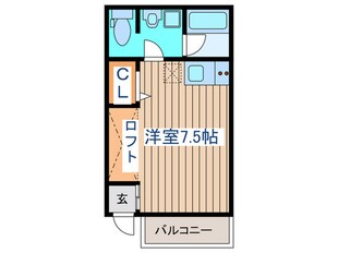 キャビン木町の物件間取画像